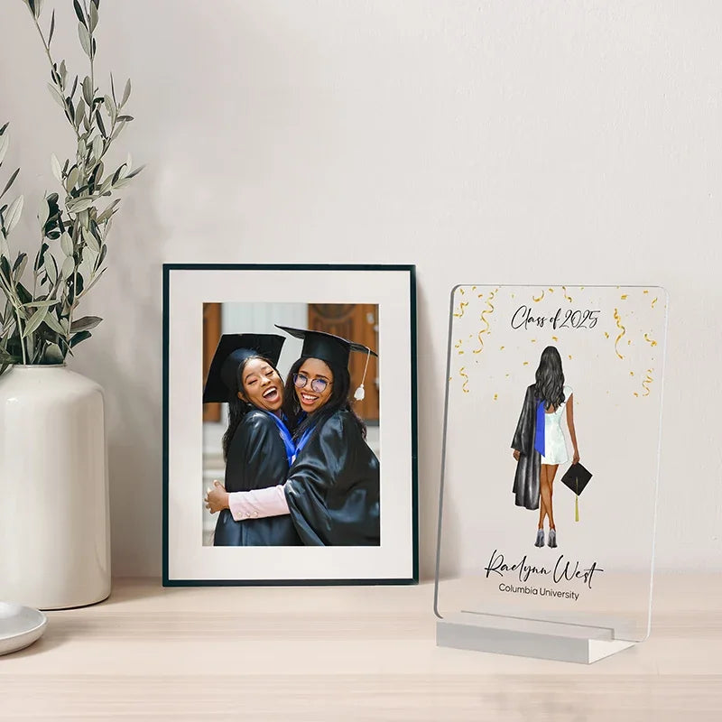 Custom Graduation Plaque, Gift for Friend - GiftShire