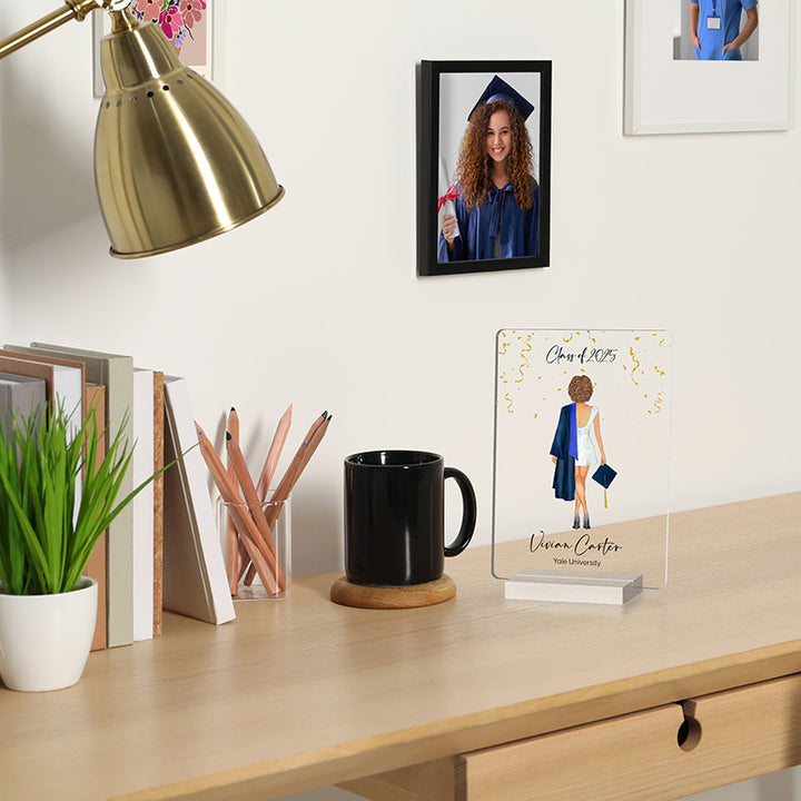 Custom Graduation Plaque, Gift for Friend - GiftShire