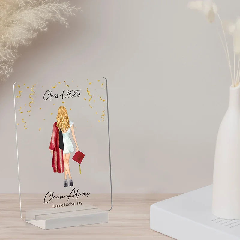 Custom Graduation Plaque, Gift for Friend - GiftShire