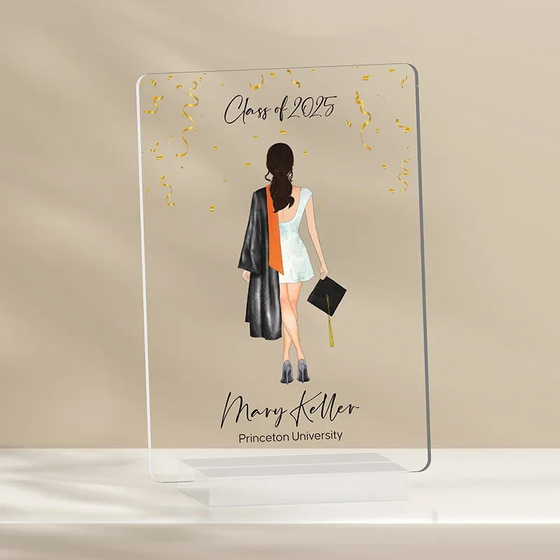 Custom Graduation Plaque, Gift for Friend - GiftShire