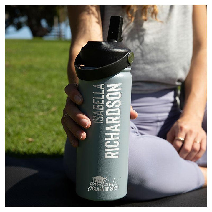 Custom Graduation Water Bottle - GiftShire