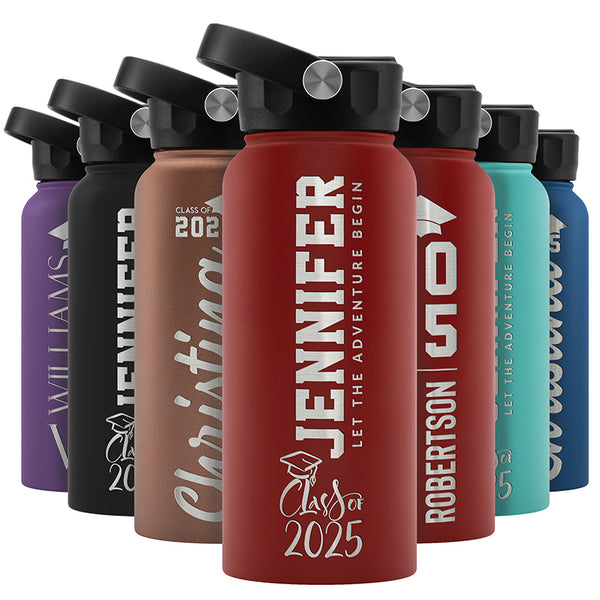 Custom Graduation Water Bottle - GiftShire