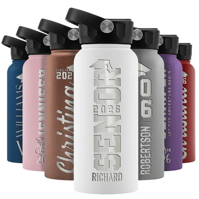 Custom Graduation Water Bottle - GiftShire