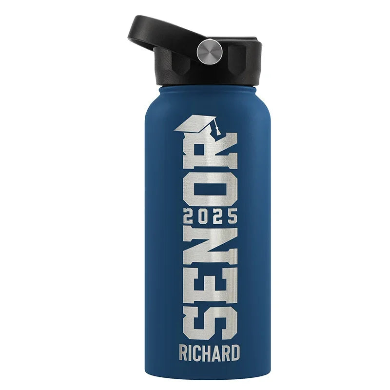 Custom Graduation Water Bottle - GiftShire