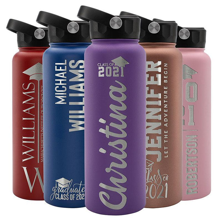 Custom Graduation Water Bottle - GiftShire