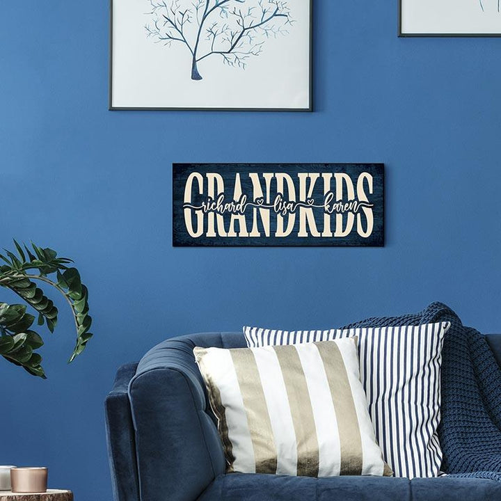 Custom Grandkids Sign - GiftShire