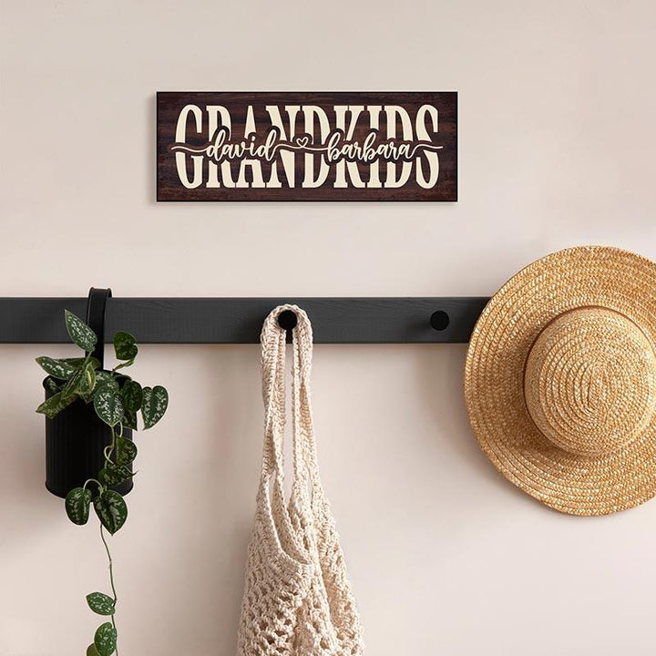Custom Grandkids Sign - GiftShire