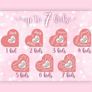 Custom Heart Shaped Puzzle, Puzzle Grandma Sign - GiftShire