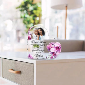 Custom Mom & Child Heart Photo Frame for Mother's Day - GiftShire