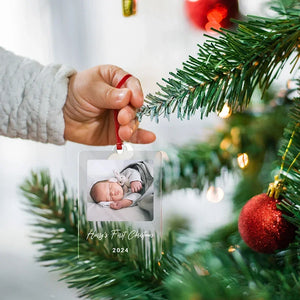 Custom Horizontal and Vertical Photo Christmas Ornaments - GiftShire