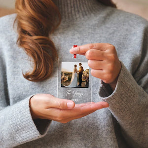 Custom Horizontal and Vertical Photo Christmas Ornaments - GiftShire