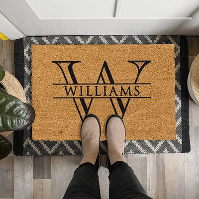 Custom Housewarming Gifts – Initial & Family Name Doormat