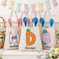 Custom Initial Easter Bags for Kids – Tote Bags for Egg Hunt