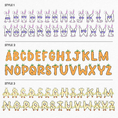 Custom Initial Easter Bags for Kids – Tote Bags for Egg Hunt
