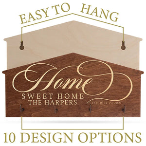 Custom Key Holder With 4 Key Hooks - GiftShire