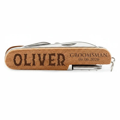 Custom Engraved Multi-Tool Pocket Knife