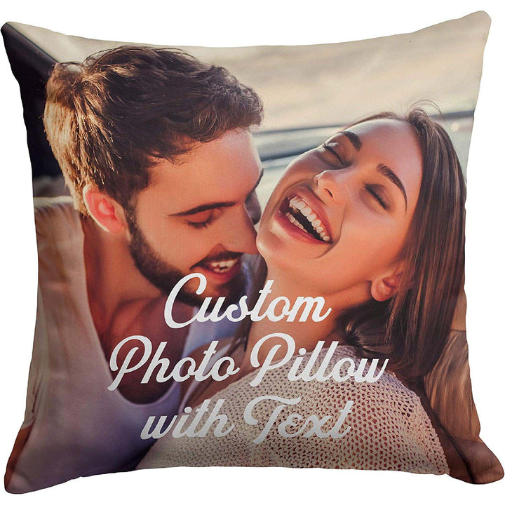 Custom Pillow - Personalized Pillow with Photo, Gift for Couple - GiftShire