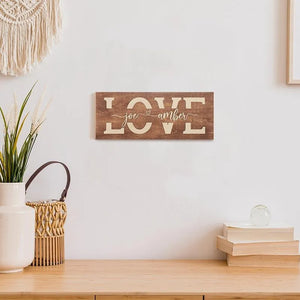 Custom Love Sign, Personalized Couple Sign, Gift for Couple - GiftShire