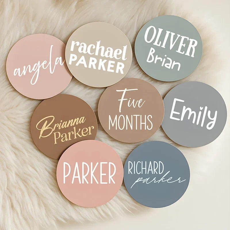 Custom Made Baby Name Tag As Birth & Memory Sign – GiftShire