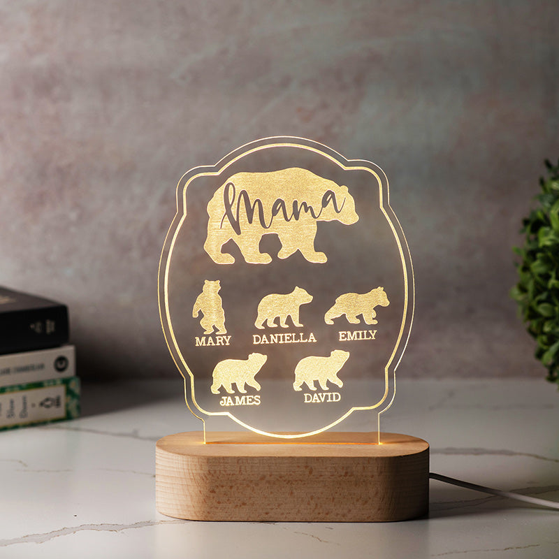 Giftshire Mama Bear Night Light - Thumbnail 4