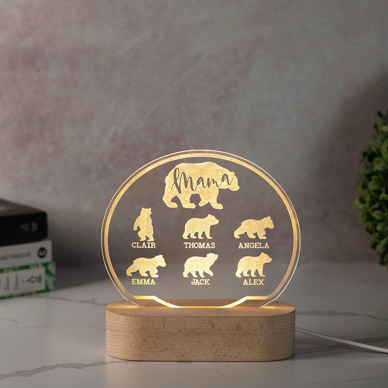 Giftshire Mama Bear Night Light