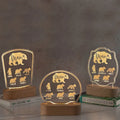 Custom Mama Bear Night Light With Cubs - GiftShire