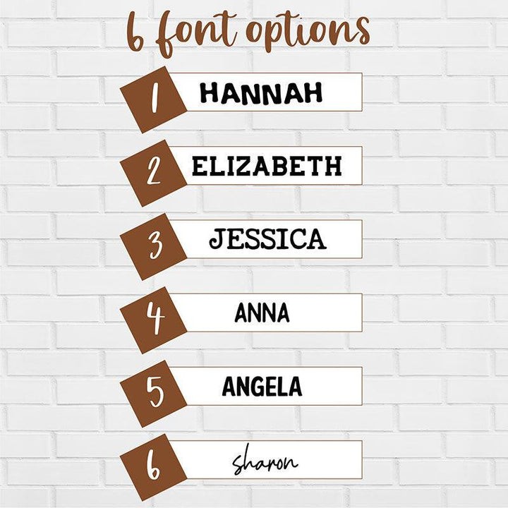 Personalized Mama Bear & Cubs Engraved Wood Sign with Names - GiftShire