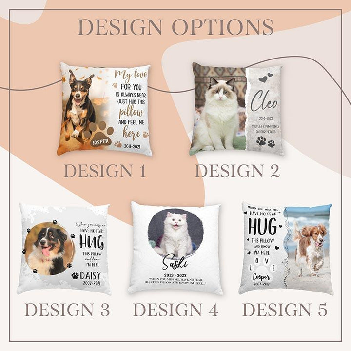 Custom Memorial Pet Pillow - GiftShire