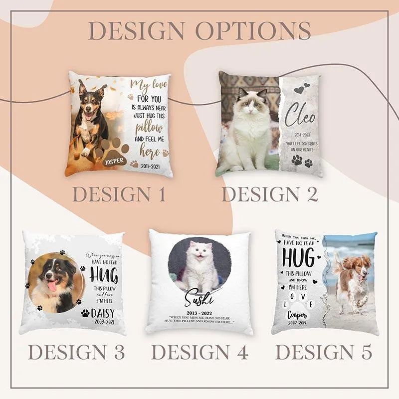 Custom Memorial Pet Pillow - GiftShire