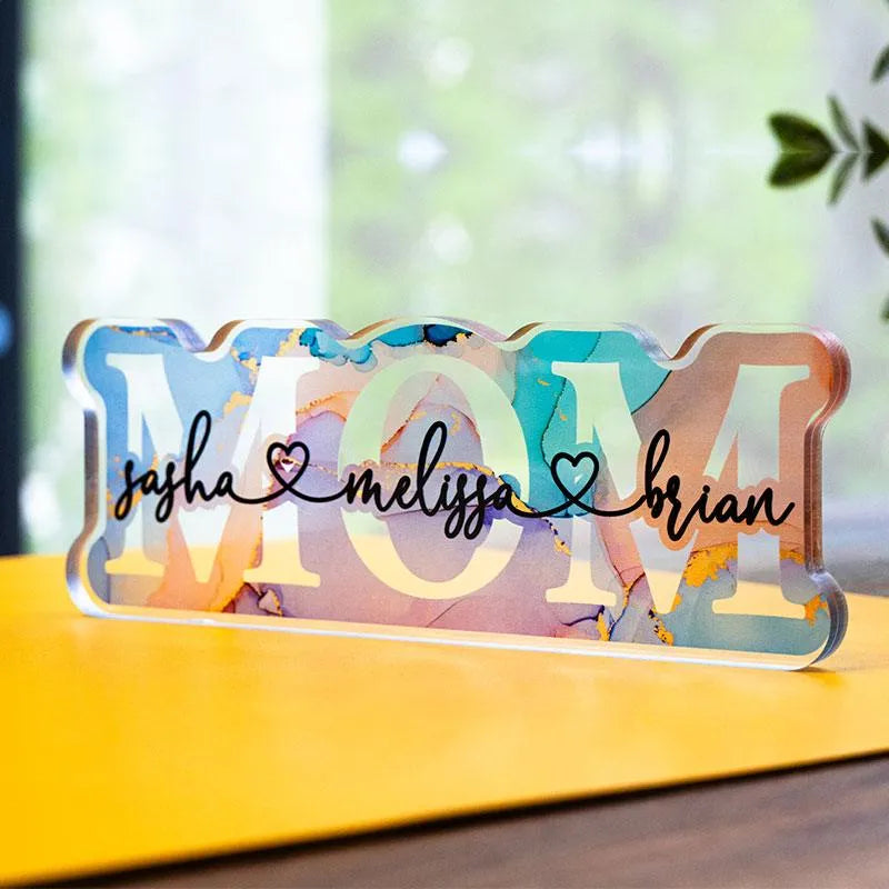 Mother's Day Exclusive Personalized Mom Gift - Acrylic Block - GiftShire