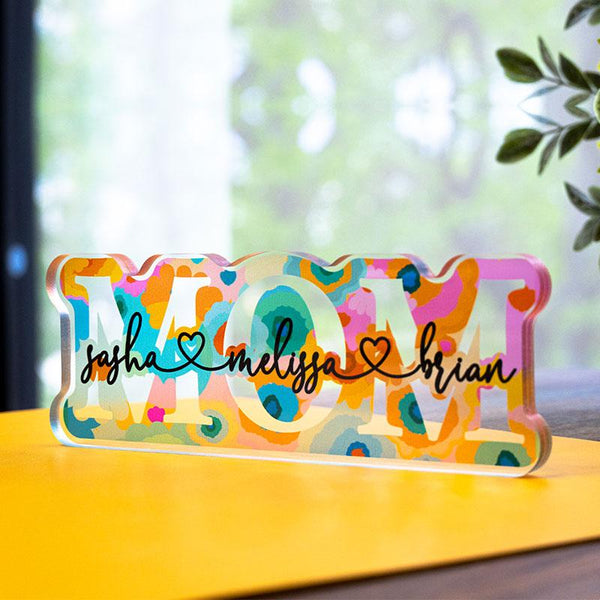 Mother's Day Exclusive Personalized Mom Gift - Acrylic Block - GiftShire