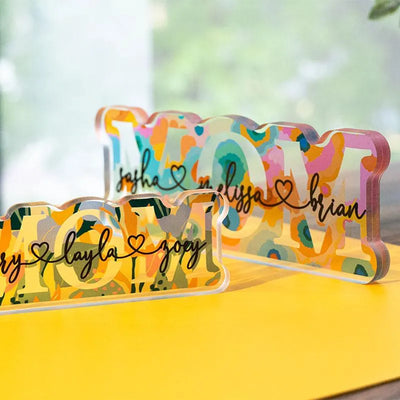 Mother's Day Exclusive Personalized Mom Gift - Acrylic Block - GiftShire