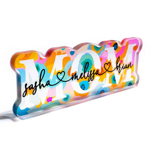 Mother's Day Exclusive Personalized Mom Gift - Acrylic Block - GiftShire