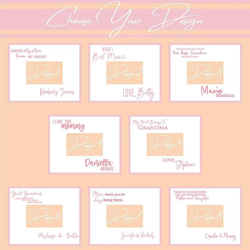 Custom Mom Picture Frame With Quote - GiftShire