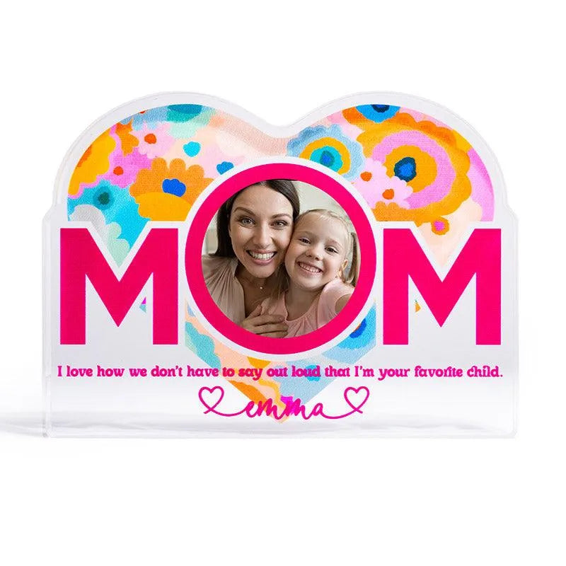 Custom Mom Heart Decor, Mother Sign - GiftShire