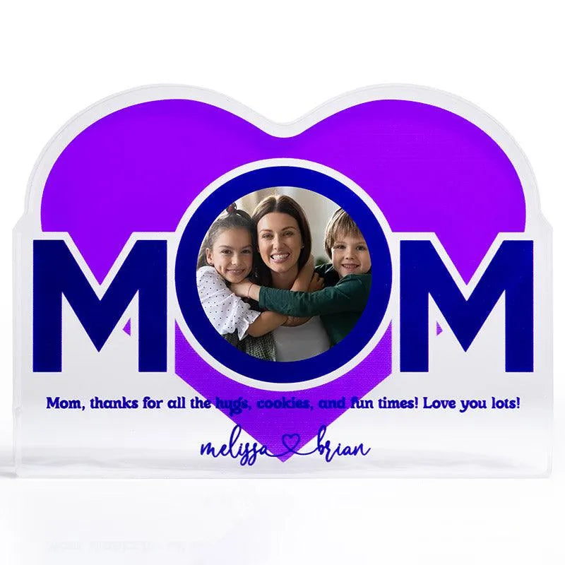 Custom Mom Heart Decor, Mother Sign - GiftShire