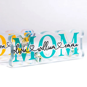 Custom Mom Letter Color Sign, Gift for Mom - GiftShire