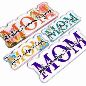 Custom Mom Letter Color Sign, Gift for Mom - GiftShire