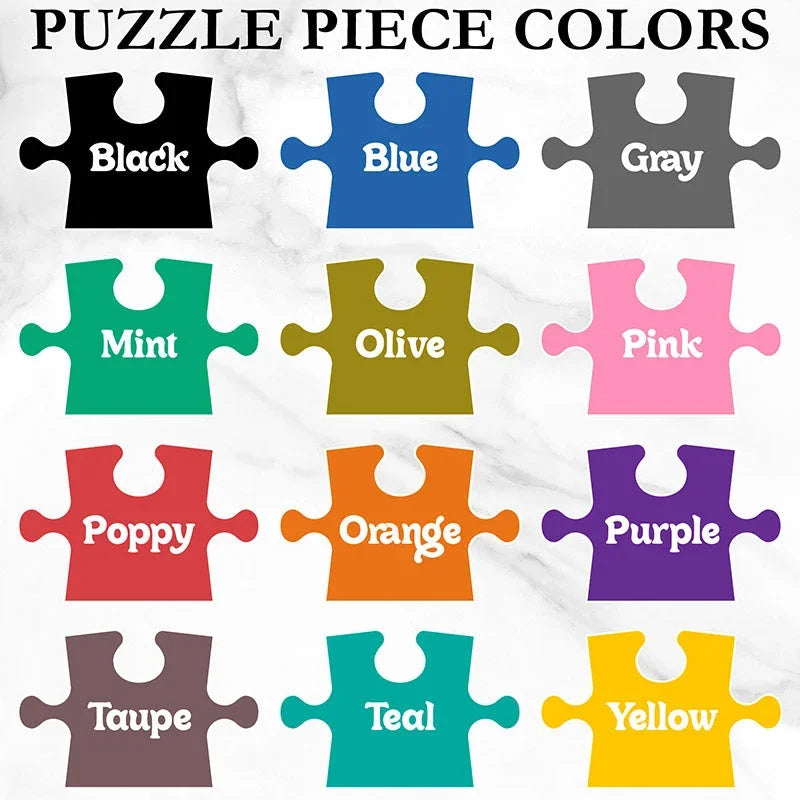 Personalized Acrylic Mom Puzzle Block with Custom Kids Names - GiftShire