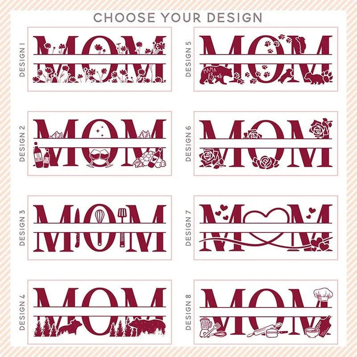 Mom Example. Sign Custom Mom Sign With Names – GiftShire