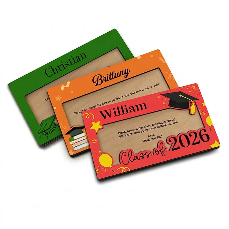 Custom Money Holder For Graduation - Personalized Graduation Gifts