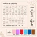 Custom Name, Bible Verse & Date Gift for Girls & Boys