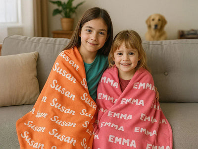 Custom Name Blanket for Babies, Toddlers & Kids