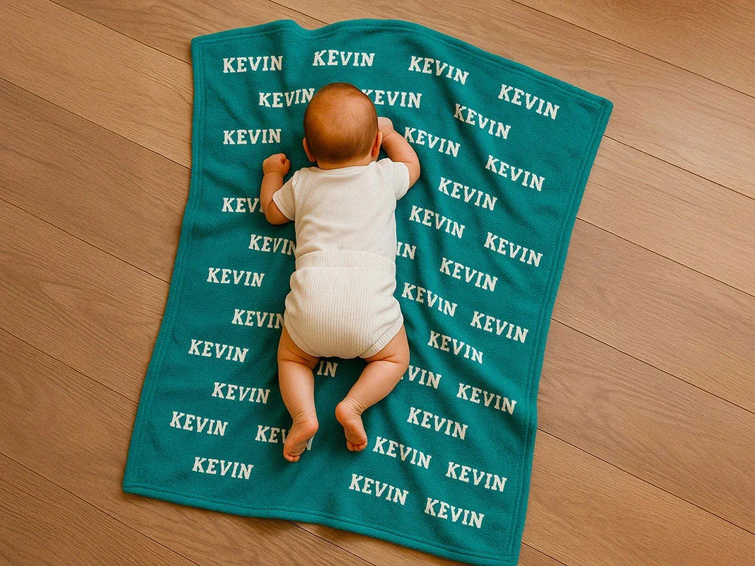 Custom Name Blanket for Babies, Toddlers & Kids