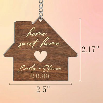 Custom New Home Gifts – Personalized Keychain for New Homes