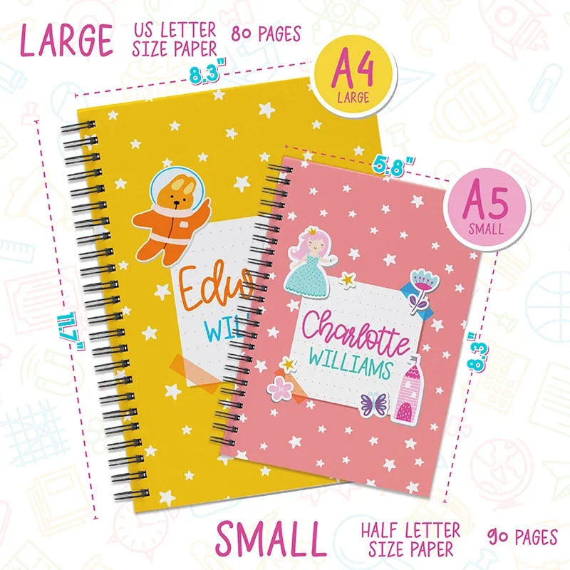 Custom Notebooks for Kids With Name Personalization – GiftShire