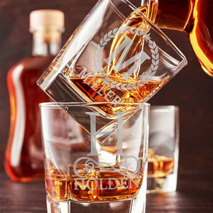 Custom Ornate Whiskey Glass - GiftShire