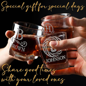 Custom Ornate Whiskey Glass - GiftShire