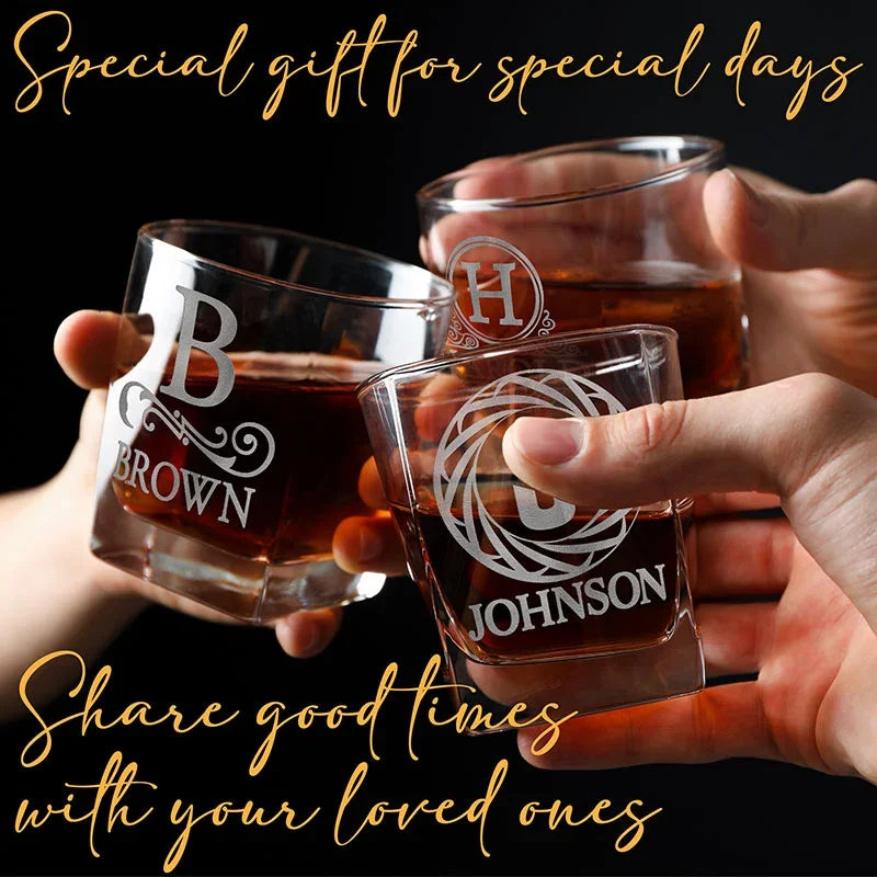 Custom Ornate Whiskey Glass - GiftShire