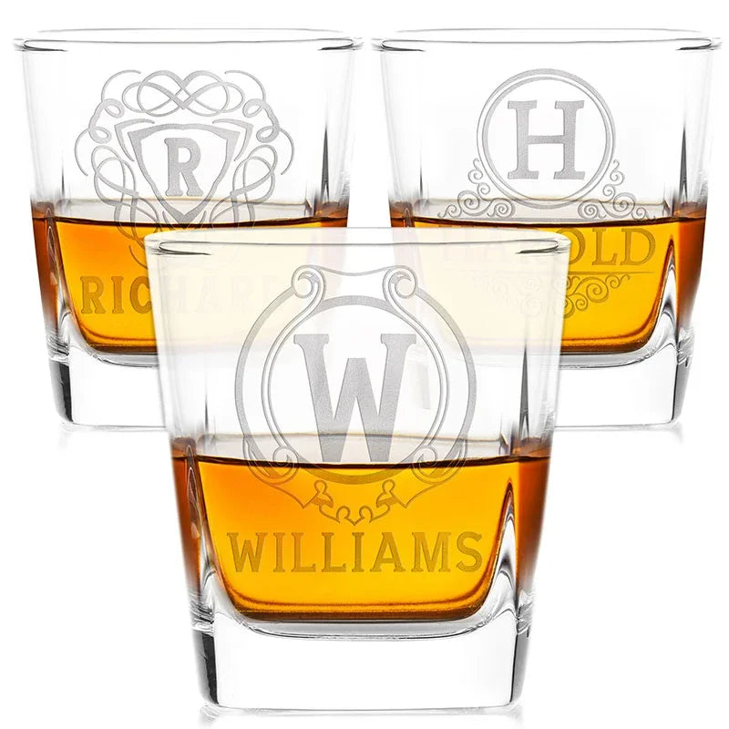 Custom Ornate Whiskey Glass - GiftShire